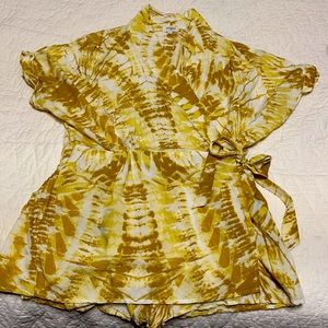 Umgee romper, mustard, Large
